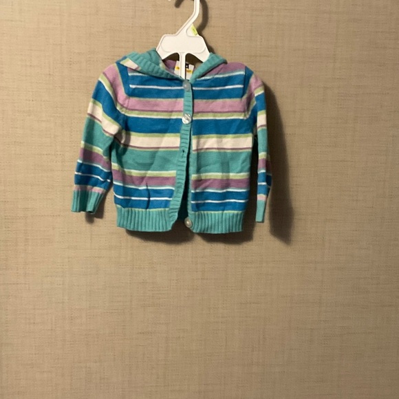 Colorful Striped Kids Hoodie - Picture 1 of 5